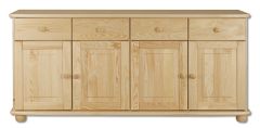 Kummut KD141, 165x42xK76 cm, mänd, värvivalik