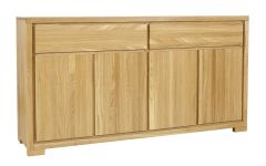 Kummut KD357, 180x45xK95 cm, tamm, naturaalne