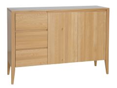 Kummut KD439, 137x43xK95 cm, pöök, naturaalne