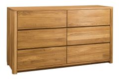 Kummut Lausenne 6, 9516, 140x44xK78,2 cm, tamm, naturaalne õli