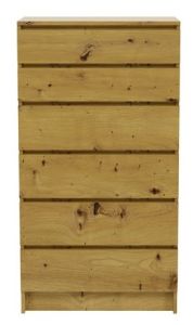 Kummut Malwa M6 70, 70x40xK132 cm, artisan tamm