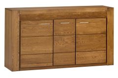 Kummut Velvet 45, 161x42xK89 cm, tamm rustikal