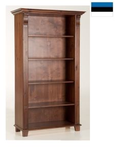 Riiul Monaco M-376/30, 103x47xK182 cm, peits 38 tumepruun, lakitud