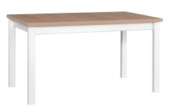 Pikendatav söögilaud Alba 4, 160-200x90xK76 cm, grandson tamm + valge