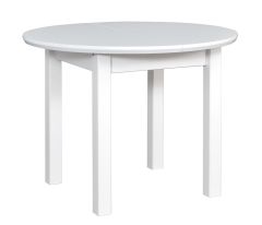 Pikendatav söögilaud Poli 1, 100-130x100xK76 cm, valge + valge