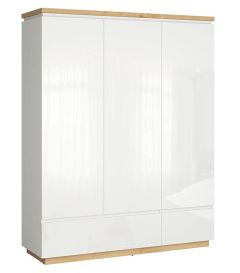 Riidekapp Erla S426-SZF3D2S BI DMV BIP, 163x53xK206 cm