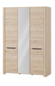 Riidekapp peegliga Desjo 06, 140x58xK207 cm