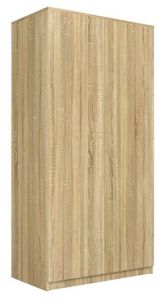 Riidekapp Malwa SD90, 90x50xK180 cm,  sonoma tamm