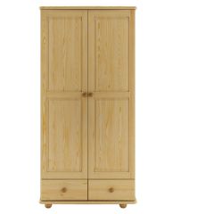 Riidekapp SF122, 90x57xK190 cm, naturaalne