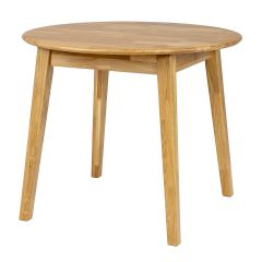 Söögilaud ümmargune ST362, 90xK75 cm, tamm, naturaalne