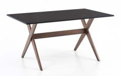 Söögilaud Sorrento, 150x90xK75 cm, hele wenge +must