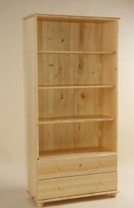 Riiul Koit 6, 93x40xH190 cm, mänd, naturaalne