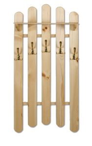 Riidenagi seinale WS103, 57x22xK104 cm, mänd, naturaalne