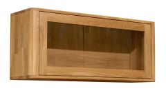 Seina vitriinkapp Lausenne 1, 9911, 110x30xK32 cm, tamm, naturaalne õli