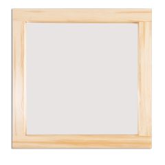 Seinapeegel LA116, 64x3xH64 cm,peegliraam: mänd, naturaalne, lakitud