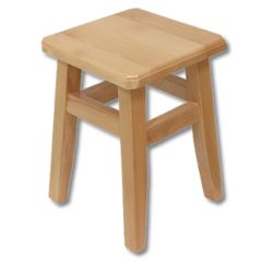 Taburet KT251, 24x24xK29 cm, pöök, naturaalne