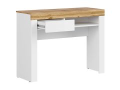 Kirjutuslaud Holten S440-BIU1S-BI / DWO / BIP, 106,2x40xK81,5 cm,  valge / tamm / valge läikega