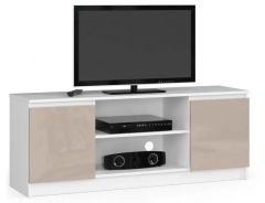 TV-alus 120 2D 1P, 120x40xK55 cm, cappuccino läikega