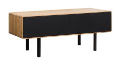 TV alus Tokyo 2.0.2, 15043M, tamm, naturaalne õli +must MDF