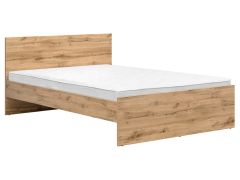 Voodi Zele S383-LOZ 140-DWO 140x200 cm, wotan tamm
